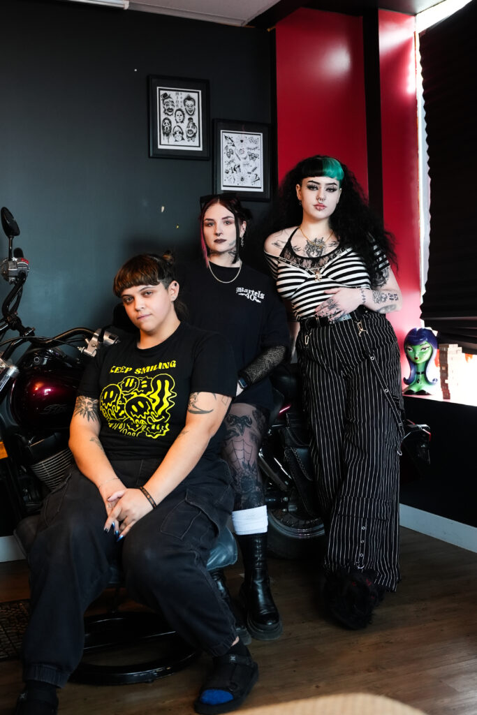 M. INK Tattooing team in the studio